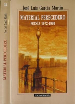 Imagen del vendedor de Material Perecedero. Poesa 1972-1998. a la venta por Hesperia Libros