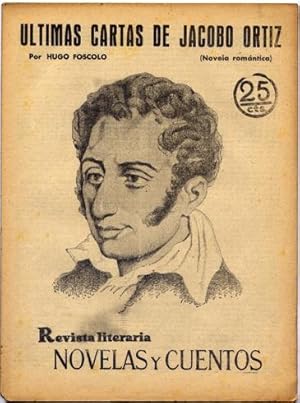 Imagen del vendedor de ltimas cartas de Jacobo Ortiz. a la venta por Hesperia Libros