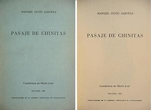 Seller image for Pasaje de Chinitas. for sale by Hesperia Libros