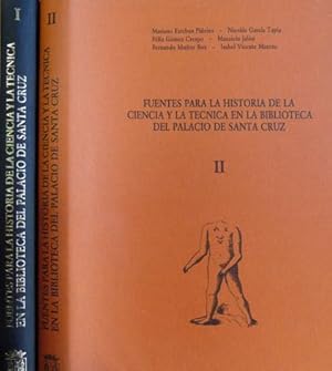 Imagen del vendedor de Fuentes para la Historia de la Ciencia y la Tcnica en la Biblioteca del Palacio de Santa Cruz. a la venta por Hesperia Libros