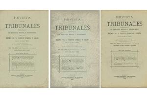 Imagen del vendedor de Revista de los Tribunales. Peridico de Legislacin, Doctrina y Jurisprudencia. Seccin Doctrinal. Tomo XVII, 1888. a la venta por Hesperia Libros