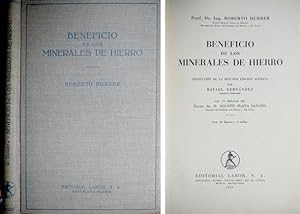 Imagen del vendedor de Beneficio de los Minerales de Hierro. Traduccin de Rafael Hernndez Prlogo de Agustn Plana Sancho. a la venta por Hesperia Libros