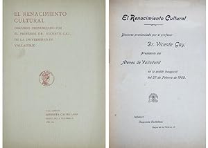Seller image for El Renacimiento Cultural. for sale by Hesperia Libros
