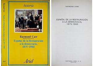 Image du vendeur pour Espaa: De la Restauracin a la Democracia, 1875-1980. Traduccin de Ignacio Hierro. mis en vente par Hesperia Libros