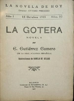 Imagen del vendedor de La Gotera. Novela. a la venta por Hesperia Libros