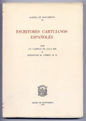 Imagen del vendedor de Escritores cartujanos espaoles. a la venta por Hesperia Libros