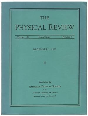 Seller image for Theory of Superconductivity. (Contained in The Physical Review, Second Series, Volume 108, Number 5, p.1175-1204.). for sale by Lynge & Sn ILAB-ABF