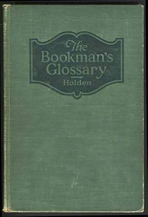 Bild des Verkufers fr The Bookman's Glossary: A Compendium of Information Relating to the Production and Distribution of Books zum Verkauf von Parigi Books, Vintage and Rare