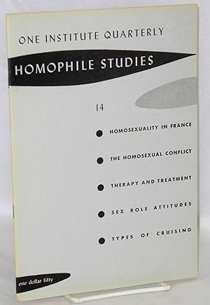 One Institute Quarterly: Homophile Studies #14, vol. 4, #3, Summer 1961