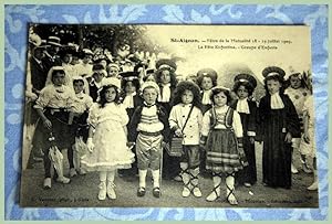 Carte Postale Ancienne SAINT AIGNAN SUR CHER Fêtes de la Mutualité le 18-19 Juillet 1909 -La Fête...