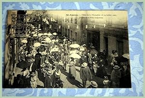 Image du vendeur pour Carte Postale Ancienne - SAINT AIGNAN SUR CHER Ftes de la Mutualit le 18-19 Juillet 1909 -Dfil de la fte Enfantine. mis en vente par JOIE DE LIRE