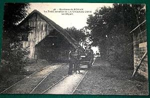 Bild des Verkufers fr Carte Postale Ancienne - 96 - Environs de Royan. Le train forestier de la Grande Cte. Le dpart. zum Verkauf von JOIE DE LIRE