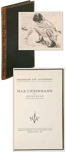 Bild des Verkufers fr Max Liebermann zum Verkauf von Between the Covers-Rare Books, Inc. ABAA