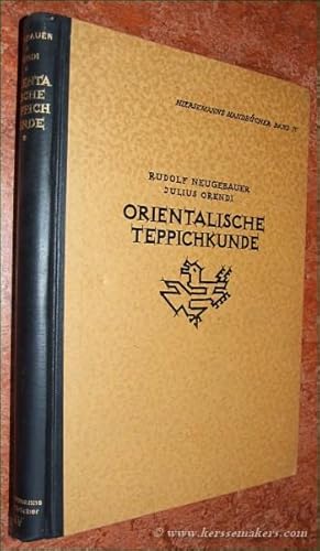 Seller image for Handbuch der Orientalischen Teppichkunde. Mit einer Einfhrung von Richard Graul. Mit 152 teilweise ganzseitigen textabbildungen, 1 Titelbild, 16 mehrfarbigen Tafeln, 12 Motivblttern, 1 Karte. Zweiter Neudruck 1922. for sale by Emile Kerssemakers ILAB