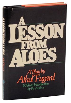 Bild des Verkufers fr A Lesson From Aloes zum Verkauf von Jeff Hirsch Books, ABAA