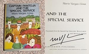 Imagen del vendedor de CAPTAIN PANTOJA AND THE SPECIAL SERVICE - Rare Fine Copy of The First American Edition/First Printing: Signed by Mario Vargas Llosa - SIGNED ON THE TITLE PAGE a la venta por ModernRare