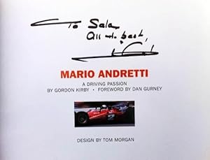 Mario Andretti: A Driving Passion SIGNED