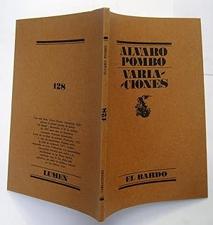 Bild des Verkufers fr Variaciones zum Verkauf von La Social. Galera y Libros