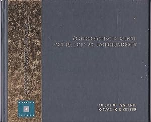 Seller image for sterreichische Kunst des 19. und 20. Jahrhunderts: 10 Jahre Galerie Kovacek und Zetter for sale by Kultgut