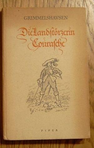 Bild des Verkufers fr Die Landstrzerin Courasche. Mit 116 Feder - Zeichnungen von Robert Goeppinger. zum Verkauf von Antiquariat Johann Forster