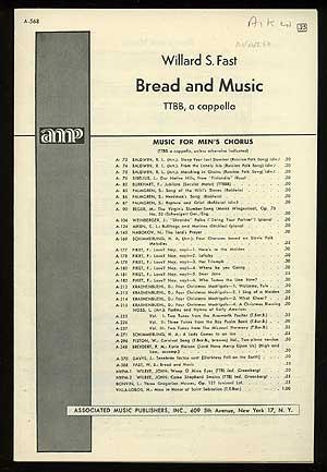 Seller image for Bread and Music: TTBB, a capella for sale by Between the Covers-Rare Books, Inc. ABAA