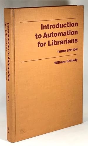 Seller image for Introduction to Automation for Librarians for sale by Clausen Books, RMABA