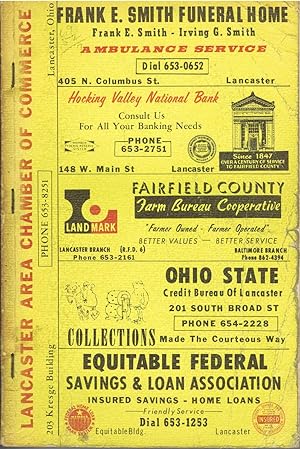 Robinson's 1966 Fairfield County, Ohio Rural Directory,Home Edition (NO Map)