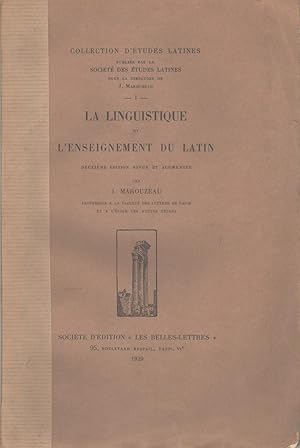 La Linguistique et l'enseignement du latin