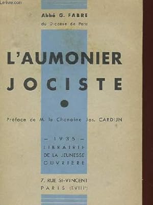 Seller image for L'AUMONIER JOCISTE for sale by Le-Livre
