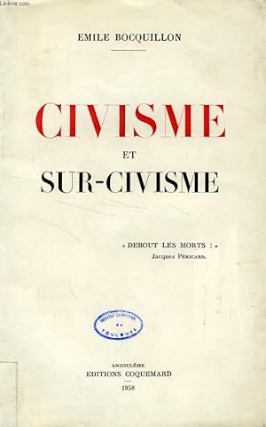 Imagen del vendedor de CIVISME ET SUR-CIVISME a la venta por Le-Livre