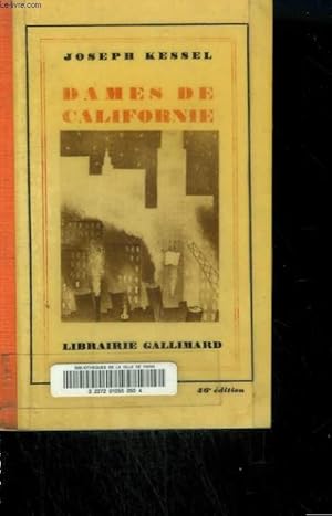 Seller image for DAMES DE CALIFORNIE. for sale by Le-Livre
