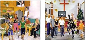 Bild des Verkufers fr H's Family / Z's Family: Liu Xiaodong (exhibition announcement) zum Verkauf von DR Fine Arts