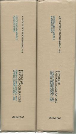 Immagine del venditore per Physics of Particle Accelerators [ Fermilab Summer School, 1987 / Cornell Summer School, 1988 ] [ Volumes One and Two ] venduto da Works on Paper