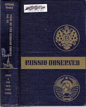 Image du vendeur pour View Of The Russian Empire : Volume III mis en vente par Mike's Library LLC
