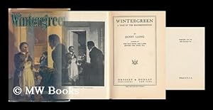 Imagen del vendedor de Wintergreen, a Tale of the Reconstruction a la venta por MW Books Ltd.