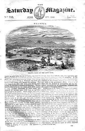The Saturday Magazine No 703 17 June 1843 including VOLTAIC ELECTRICITY, & WHAMPOA Canton