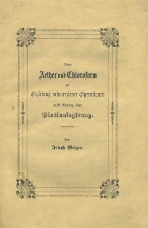 Beweise der Unschädlichkeit des Schwefel-Aethers und der Nachtheile des Chloroform's, nebst Anlei...