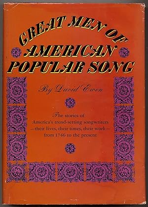 Bild des Verkufers fr Great Men of American Popular Song zum Verkauf von Between the Covers-Rare Books, Inc. ABAA