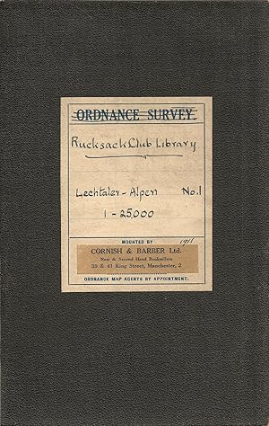 Rucksack Club Library Lachtaler Alpen 1:25000 Maps 1&2