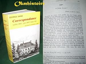 Correspondance . --------- Tome 7 ( juillet 1845 - juin 1847 ). ------- Edition de Georges Lubin.