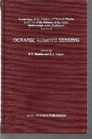 Oceanic Remote Sensing.