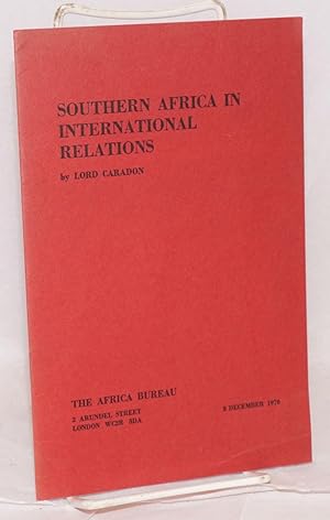 Southern African in International Relations