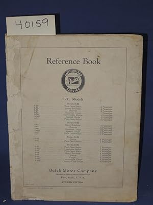 Immagine del venditore per Reference Book Authorized Buick Service 1931 Models venduto da Princeton Antiques Bookshop