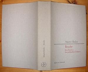 Imagen del vendedor de Brecht. Das Paradox des politischen Dichters. a la venta por Antiquariat Roland Ggler