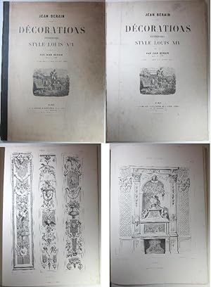 Décorations intérieurs Style Louis XIV composées par Jean Bérain, dessinateur du Roi en l'an 1650...