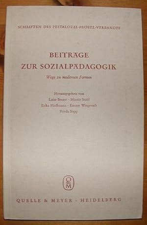 Bild des Verk�ufers f�r Beitr�ge zur Sozialp�dagogik. Wege zu modernen Reformen. zum Verkauf von Antiquariat Roland G�gler