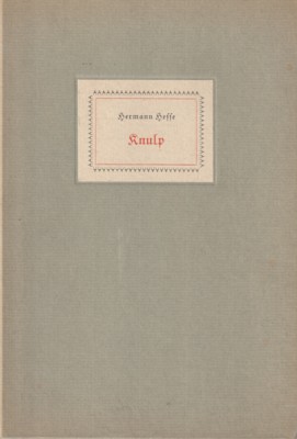 Knulp. Drei Geschichten aus dem Leben Knulps. Zeichnungen von Niklaus Stoecklin.