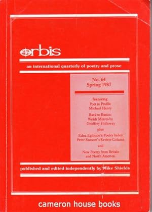 Seller image for Orbis. An international quarterly of poetry and prose. No.64, Spring 1987. for sale by Cameron House Books