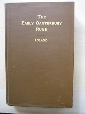 Seller image for THE EARLY CANTERBURY RUNS : FIRST SERIES for sale by Old Hall Bookshop, ABA ILAB PBFA BA