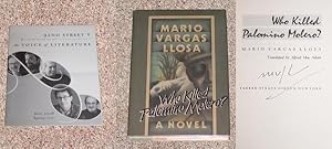 Imagen del vendedor de WHO KILLED PALOMINO MOLERO? - Rare Fine Copy of The First American Edition/First Printing With Souvenir Material: Signed by Mario Vargas Llosa - SIGNED ON THE TITLE PAGE a la venta por ModernRare